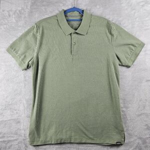 Eddie Bauer Polo Henley Green Men Size Large